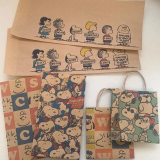 スヌーピー(SNOOPY)のスヌーピー　袋セット！　おまけ付き！(ノート/メモ帳/ふせん)