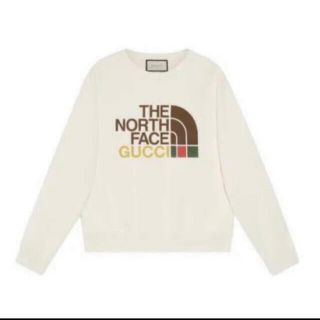 グッチ(Gucci)のgucci × the north face スウェットシャツ　Lサイズ(トレーナー/スウェット)