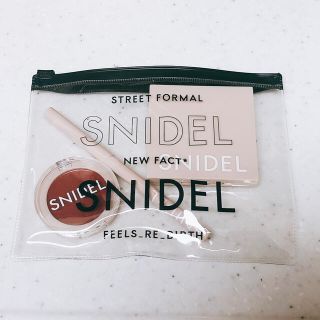 スナイデル(SNIDEL)のSNIDEL秋色コスメ3点セット＆ロゴポーチ（sweet付録）(コフレ/メイクアップセット)