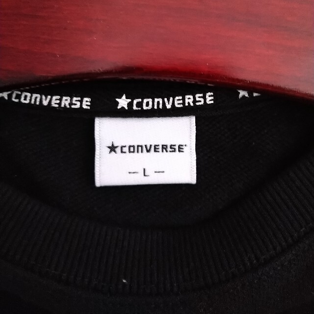 CONVERSE(コンバース)のconverse　ブラック　トレーナー レディースのトップス(トレーナー/スウェット)の商品写真