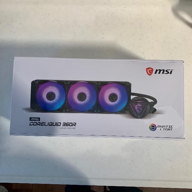 【新品未開封】MSI MAG Coreliquid 360R　簡易水冷