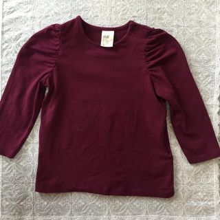 エイチアンドエム(H&M)のH&M ワインレッド カットソー80cm(シャツ/カットソー)