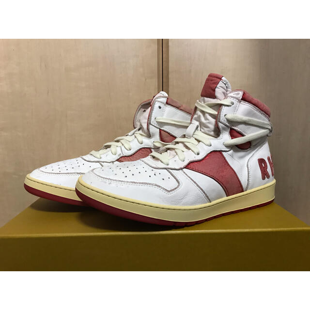 NIKE - rhude rhecess hi red US8 26cm ルードNIKEのスニーカー