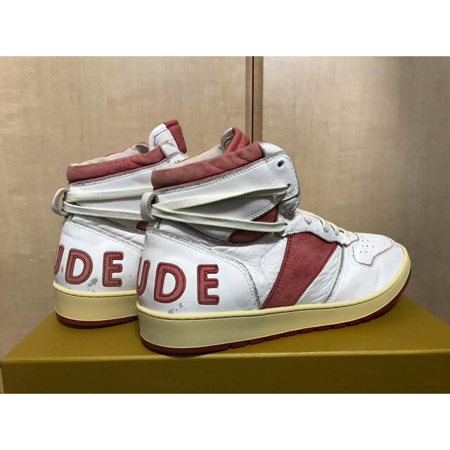 NIKE - rhude rhecess hi red US8 26cm ルード