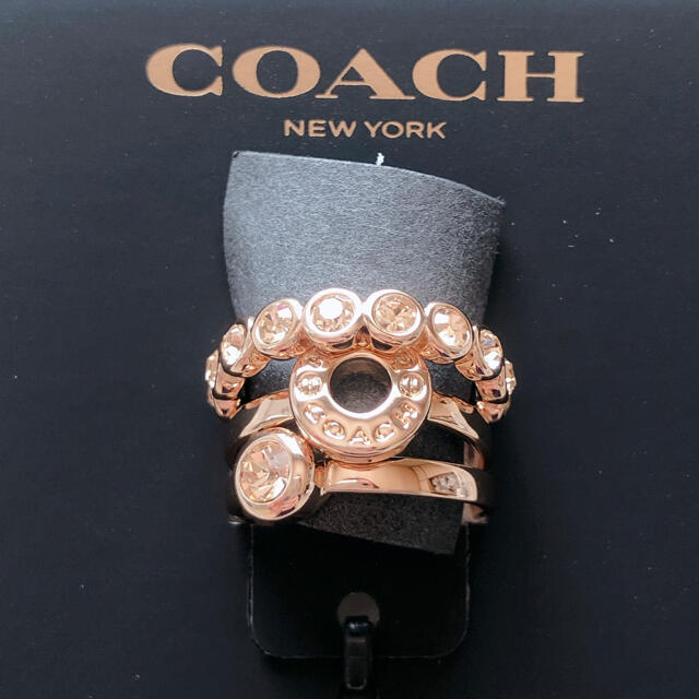 COACH(コーチ)のCOACH✳︎3連リング レディースのアクセサリー(リング(指輪))の商品写真