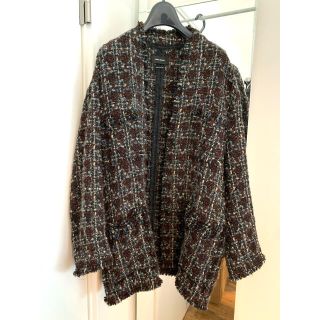 イザベルマラン(Isabel Marant)の【a様専用】イザベルマラン  ツイードジャケット(ノーカラージャケット)