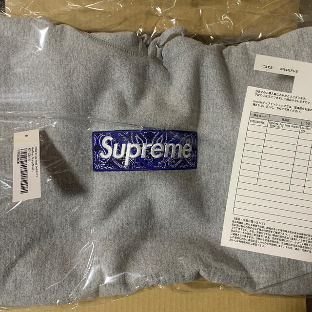 Supreme(シュプリーム)のSupreme Bandana Box Logo Hooded S メンズのトップス(パーカー)の商品写真