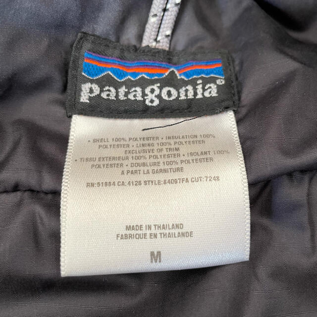 patagonia(パタゴニア)のゆきひー様専用　パタゴニア　ダスパーカー　セイロンブルー　M 美品 メンズのジャケット/アウター(ダウンジャケット)の商品写真