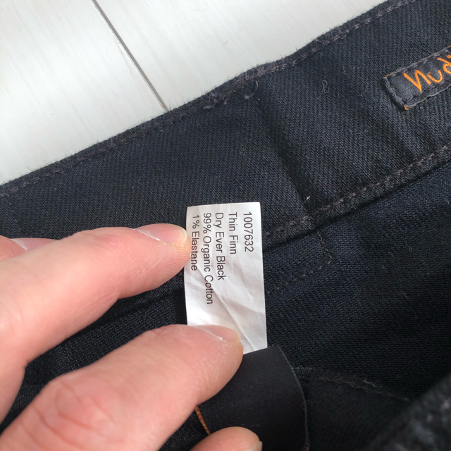 Nudie Jeans(ヌーディジーンズ)のnudie jeans Thin Finn dry ever black w29 メンズのパンツ(デニム/ジーンズ)の商品写真