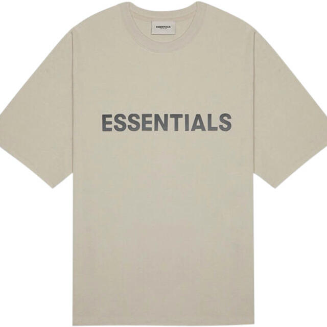 トップスESSENTIALS Tan T-Shirt Sサイズ Fear Of God