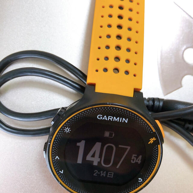 GARMIN(ガーミン)のガーミン　GARMIN ForeAthlete 235J オレンジ スポーツ/アウトドアのランニング(その他)の商品写真