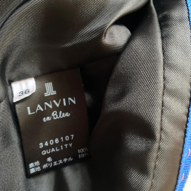 LANVIN en Bleu(ランバンオンブルー)のランバンオンブルー　LANVIN  en Bleu コート レディースのジャケット/アウター(ロングコート)の商品写真