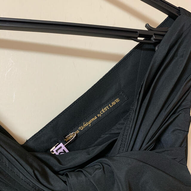C'EST LA VIE(セラビ)の黒ドレス　セラビ cest lavie  レディースのフォーマル/ドレス(ミディアムドレス)の商品写真