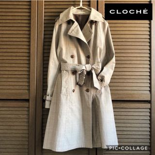 ニジュウサンク(23区)の【 cloche 】 トレンチコート ❁.*・春コート チェック柄  ❁.*・(トレンチコート)