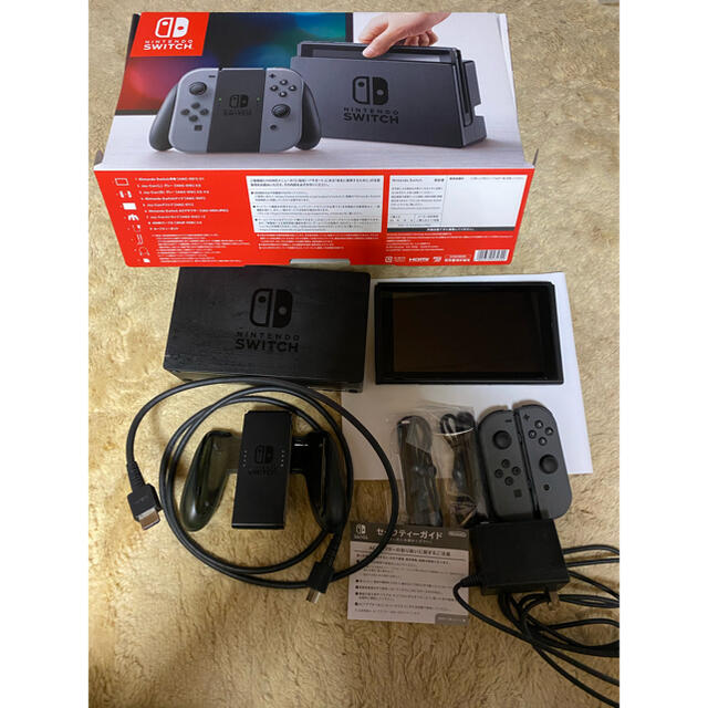 Nintendo Switch JOY-CON グレー 本体  HAC-S-KA