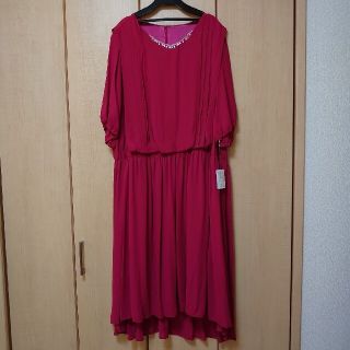 プライベートレーベル(PRIVATE LABEL)の☆新品☆　ワンピース　ドレス　Private Label　ボルドー　ワイン(ミディアムドレス)