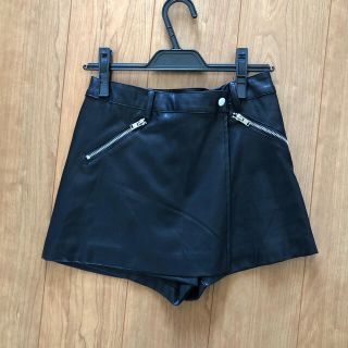 ユニフ(UNIF)のUNIF レザースコート(ミニスカート)