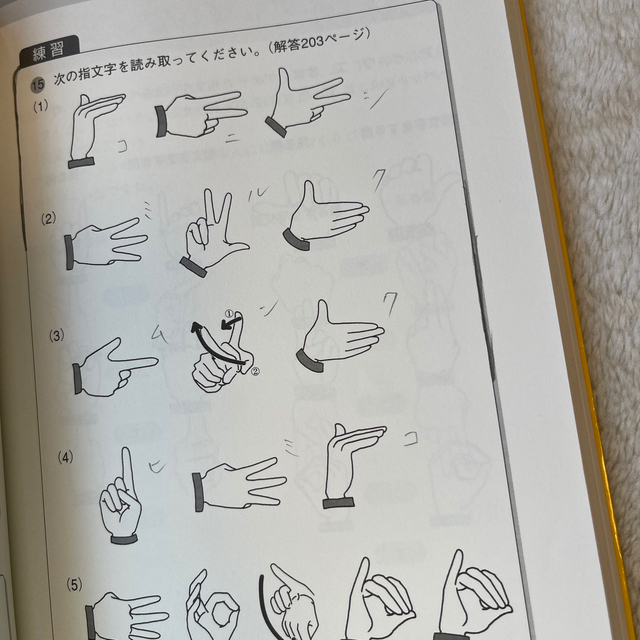 日本能率協会(ニホンノウリツキョウカイ)の手話技能検定 公式テキスト エンタメ/ホビーの本(資格/検定)の商品写真