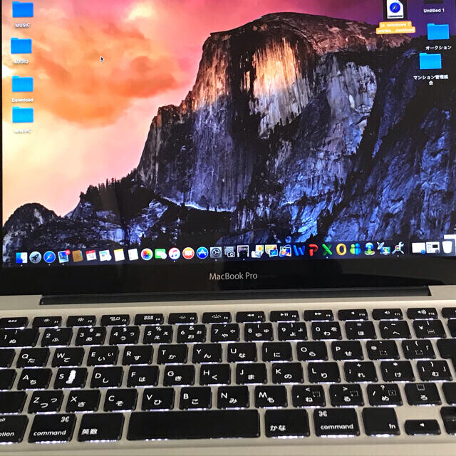 MacBook Pro A1278(メモリ16GB、SSDに交換)-