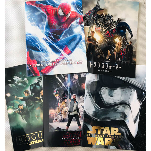 MARVEL(マーベル)の映画パンフレット　5冊セット エンタメ/ホビーの雑誌(アート/エンタメ/ホビー)の商品写真