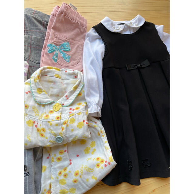 Combi mini(コンビミニ)の90cm キッズ服 女の子 まとめ売り 9点セット キッズ/ベビー/マタニティのキッズ服女の子用(90cm~)(Tシャツ/カットソー)の商品写真