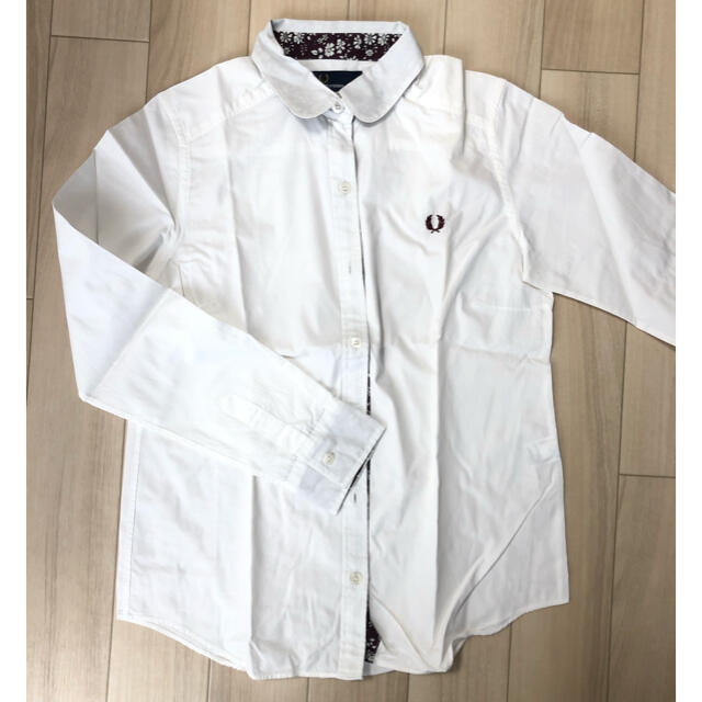 フレッドペリー　白シャツ　長袖 | フリマアプリ ラクマ