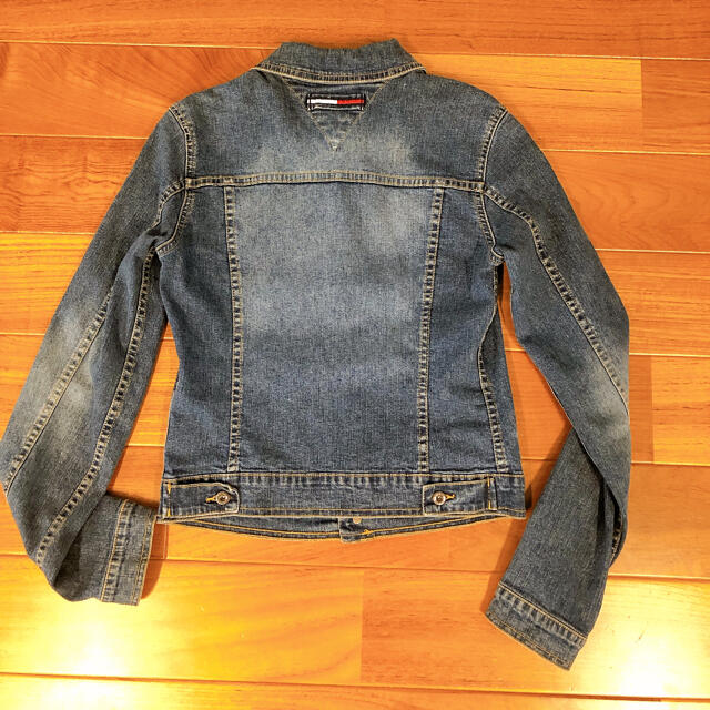 TOMMY HILFIGER(トミーヒルフィガー)のACHU様　専用　tommy jeans トミー　ストレッチ　デニムジャケット レディースのジャケット/アウター(Gジャン/デニムジャケット)の商品写真