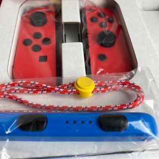 Nintendo Switch - Switch マリオレッドxブルー 付属品 ジョイコン