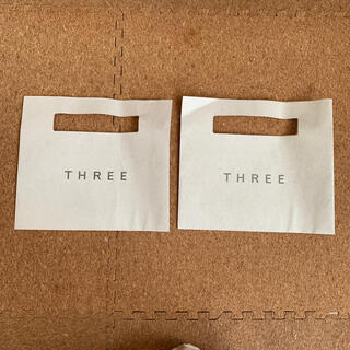 スリー(THREE)のスリー　three ショップ袋(ショップ袋)