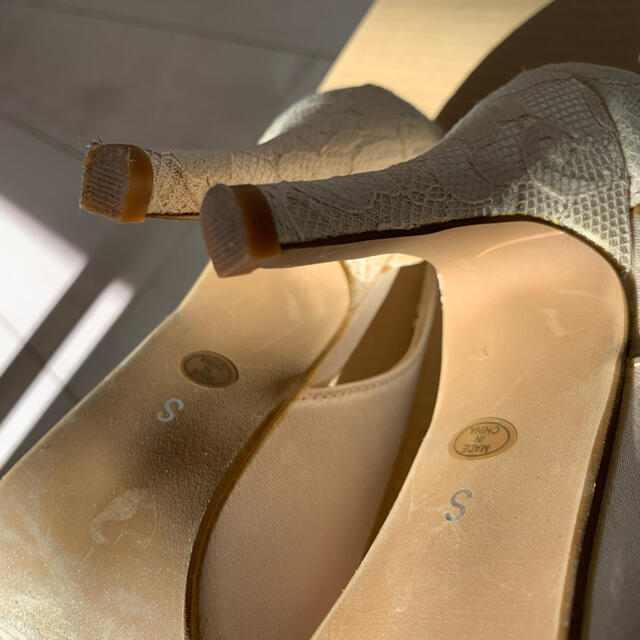 clear(クリア)の結婚式　フォーマル　パーティー　ヒール　パンプス レディースの靴/シューズ(ハイヒール/パンプス)の商品写真
