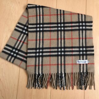 バーバリー(BURBERRY)のBURBERRY チェックマフラー(ピュアカシミア)(マフラー/ショール)