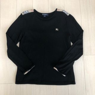 バーバリー(BURBERRY)のバーバリー　黒　カットソー130A(Tシャツ/カットソー)