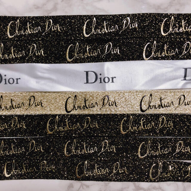 Dior(ディオール)の美品 Dior ディオールリボン まとめて出品 ハンドメイドの素材/材料(その他)の商品写真