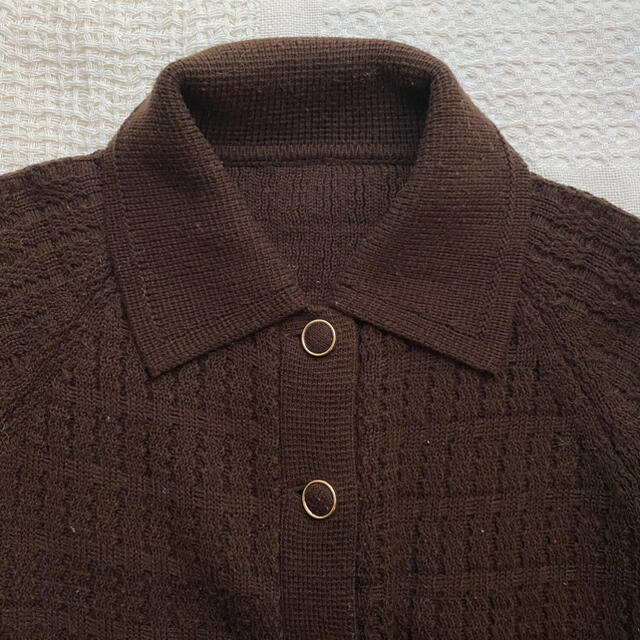 Lochie(ロキエ)のvintage knit cardigan レディースのトップス(ニット/セーター)の商品写真
