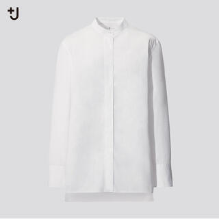 ユニクロ(UNIQLO)のユニクロ +J スーピマコットンスタンドカラーシャツ(シャツ/ブラウス(長袖/七分))