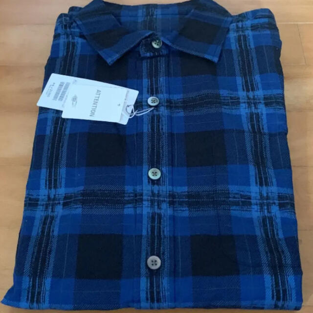 BEAMS SSZ NEIL SHIRT BLUE CHECK M シャツ 1