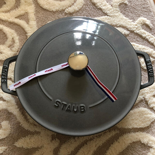 STAUB - ストウブ staub ブレイザーソテーパン 24cm グレー 一度使用