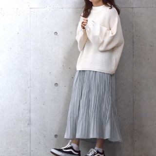 ダブルクローゼット(w closet)のダブルクローゼット新品プリーツスカート(ロングスカート)