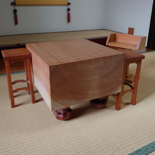 専用☆脚付き将棋盤セット おまけ☆駒台・時計台 専用☆脚付き将棋盤セット おまけ☆駒台・時計台