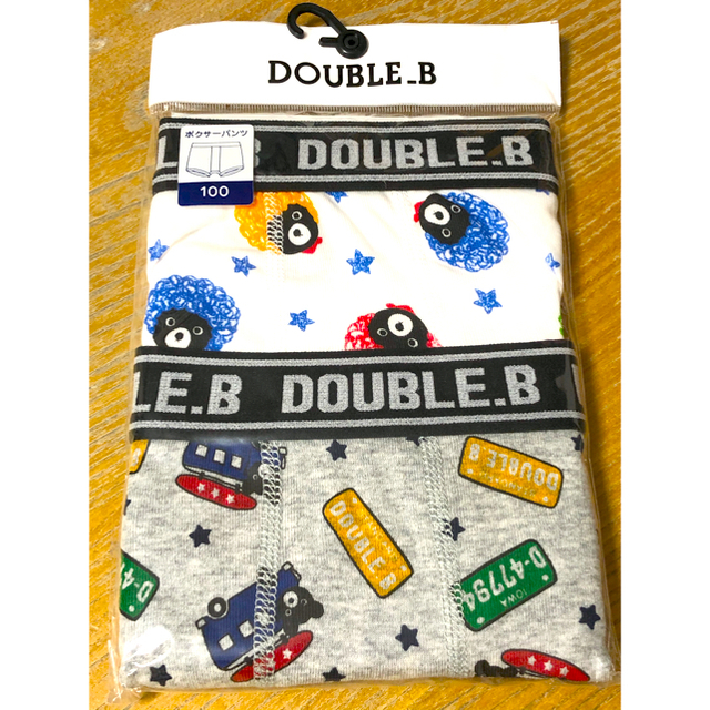 DOUBLE.B(ダブルビー)の専用☆新品 ミキハウス ダブルB ボクサーパンツ 100 120 4点 キッズ/ベビー/マタニティのキッズ服男の子用(90cm~)(水着)の商品写真