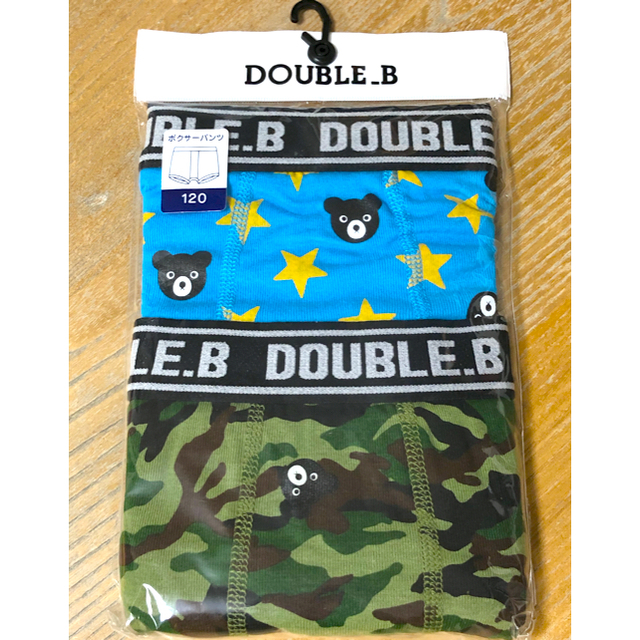 DOUBLE.B(ダブルビー)の専用☆新品 ミキハウス ダブルB ボクサーパンツ 100 120 4点 キッズ/ベビー/マタニティのキッズ服男の子用(90cm~)(水着)の商品写真