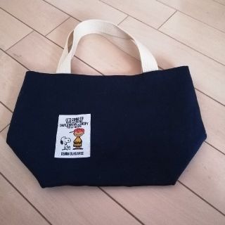 スヌーピー(SNOOPY)のミニトートバッグ　スヌーピータグ付き(バッグ)