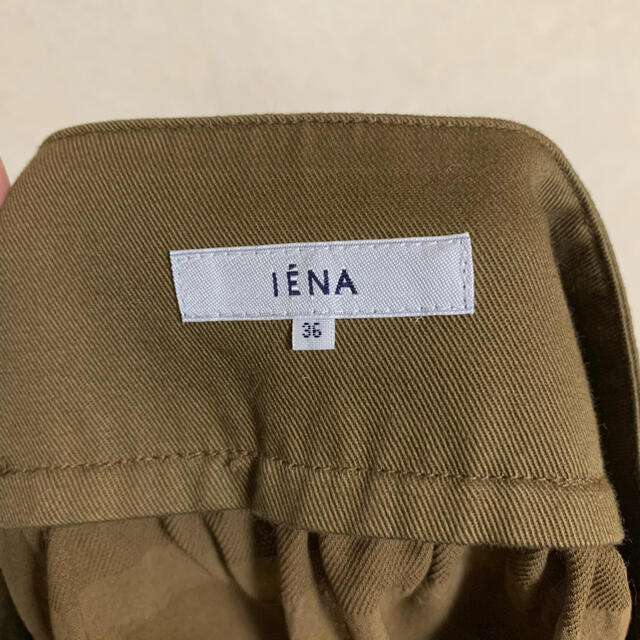 IENA(イエナ)の美品 IENA ブラウンフリルスカート レディースのスカート(ミニスカート)の商品写真