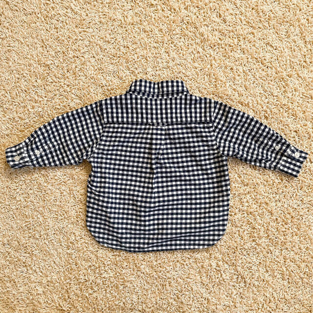 MUJI (無印良品)(ムジルシリョウヒン)のチェックシャツ キッズ/ベビー/マタニティのベビー服(~85cm)(シャツ/カットソー)の商品写真