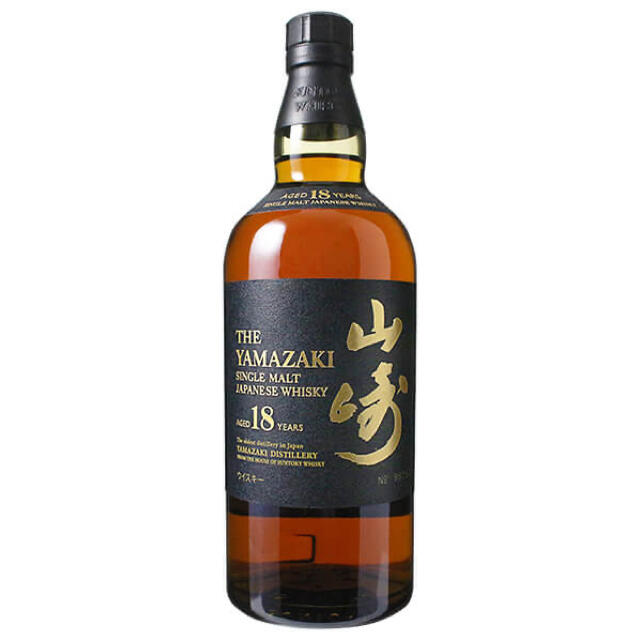 【未開栓】サントリー 山崎18年 ウイスキー 700ml 43% 箱なし食品/飲料/酒