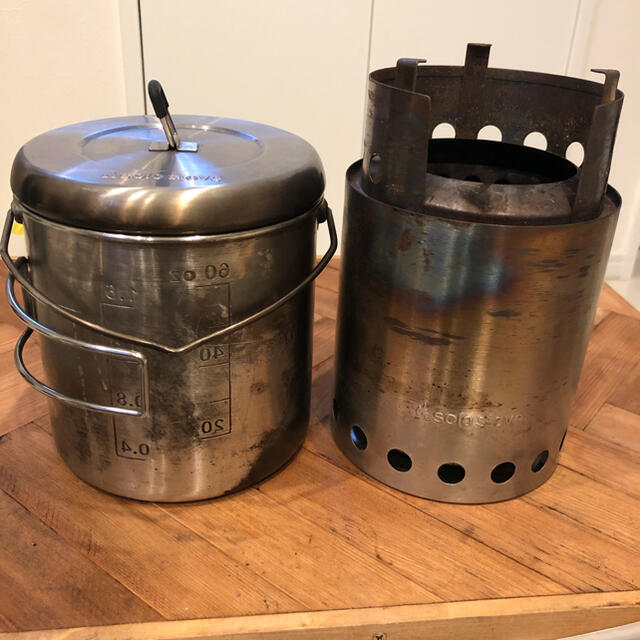 Solo Stove ソロストーブ・タイタン Titanと1.8L ポット