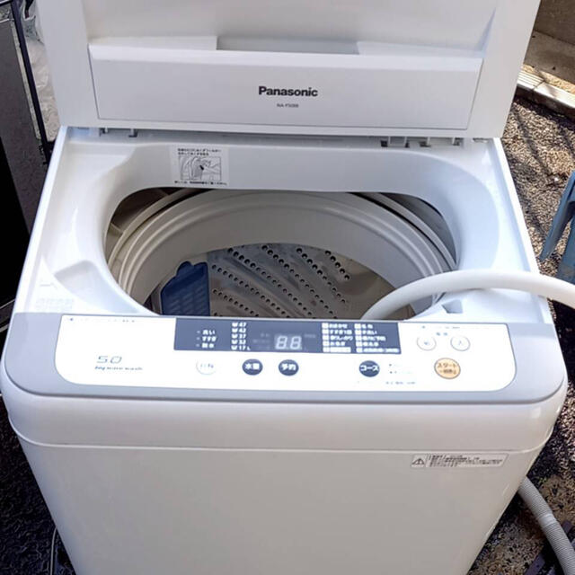 Panasonic(パナソニック)のPanasonic 全自動電気洗濯機 　NA-F50B8      2015年製 スマホ/家電/カメラの生活家電(洗濯機)の商品写真