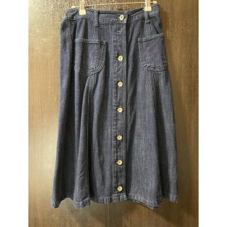 ダブルクローゼット(w closet)のデニムスカート(ロングスカート)