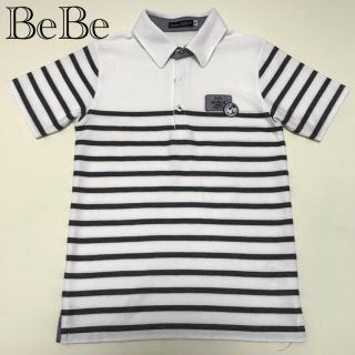 ベベ(BeBe)のBeBe ポロシャツ　ホワイト150(Tシャツ/カットソー)