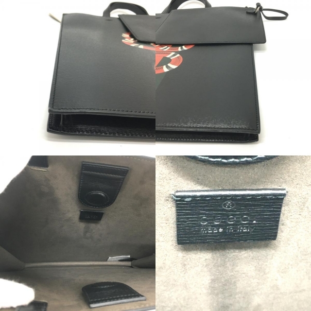 GUCCI - 新品同様 グッチ 431336 スネーク トートバッグ GUCCI - 新品同様 グッチ 431336 スネーク トートバッグ